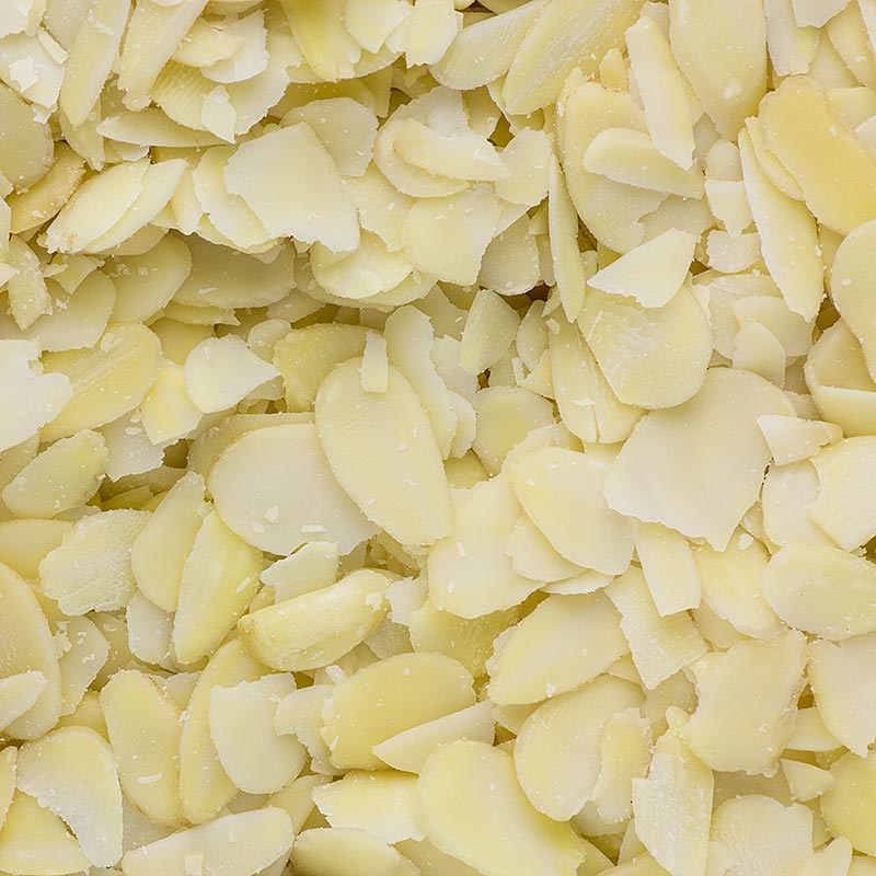 Amandes blanchies rabotées, 500 g - parfaites pour la décoration de gâteaux, de tartes et de desserts ou pour la fabrication de croquants et de massepain