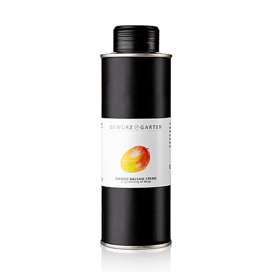 Gewürzgarten Crème balsamique de mangue Préparation de vinaigre 500 ml - Doux, délicieux, idéal pour garnir les desserts et comme condiment pour le poisson, la viande et les légumes dans la cuisine chaude