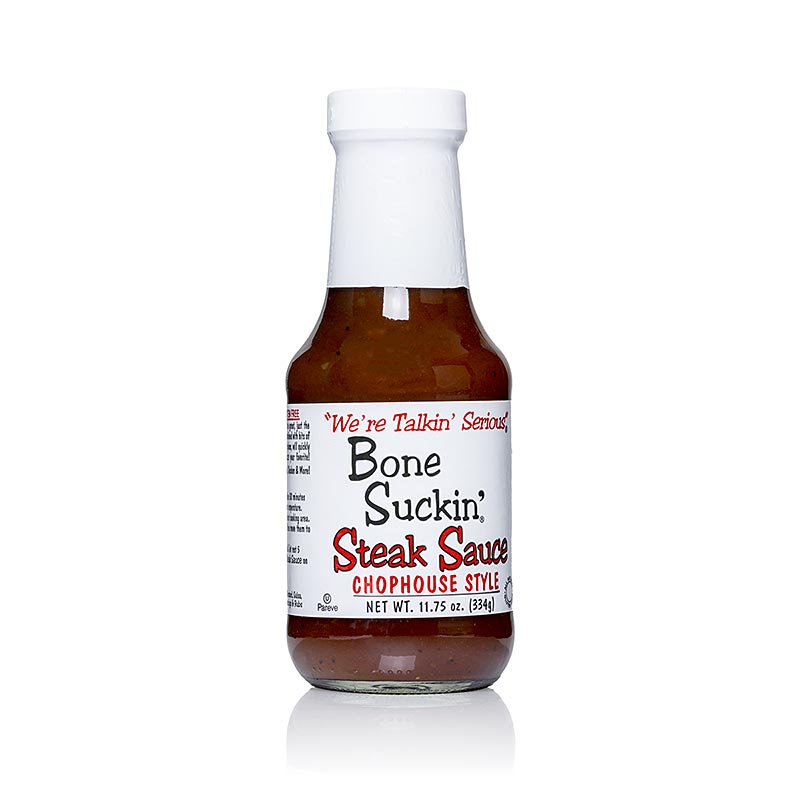 Bone Suckin' Steak Sauce Chophouse Style, Ford's Food, 295 ml - Morceaux et acidité piquante, idéale pour les grosses pièces de viande et le poulet