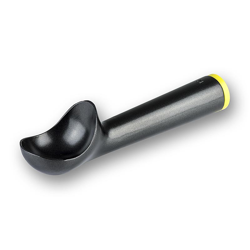Doseur de glace 1/12 litre, 17,5cm de long, en aluminium et plastique, idéal pour former des boules de crème glacée, préchauffage recommandé dans de l'eau chaude