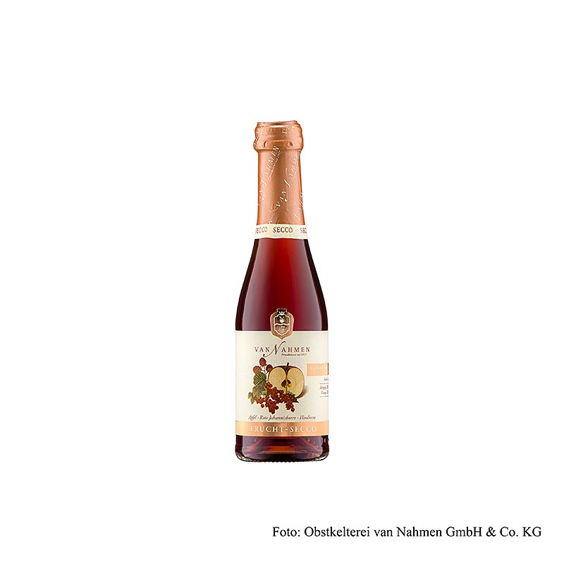Van Nahmen pomme groseille framboise, sans alcool, 200 ml