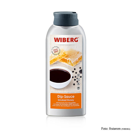Sauce pour dip de WIBERG au goût de miel fumé, idéale pour les steaks, les burgers et les grillades
