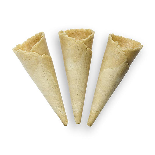 Mini-croissants Basic, neutre, ø 2,5x7,5cm, avec support pour gaufrette, 1,2 kg, 286 pcs