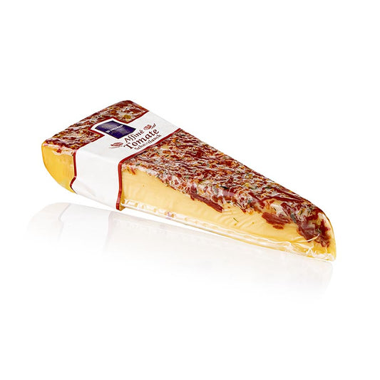 Wijngaard Affine, fromage affiné à la tomate soleil et à la ciboulette, 150 g - fromage fabriqué de manière traditionnelle, doux et crémeux, au goût corsé et à l'arôme délicieux, affiné dans des caves spéciales