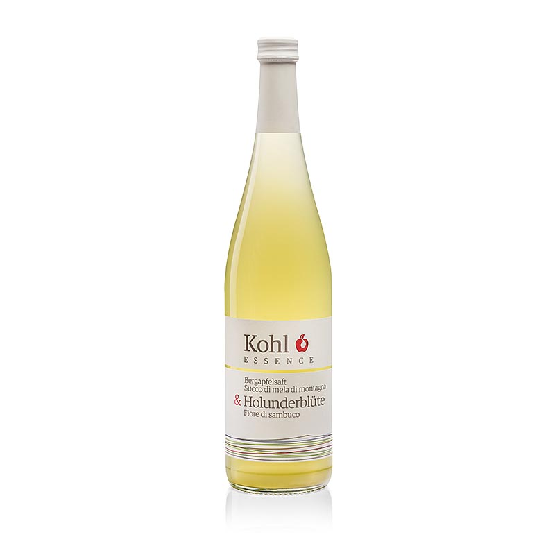 Jus de pomme de montagne pur et naturel avec fleur de sureau, 750 ml de Kohl du Tyrol du Sud