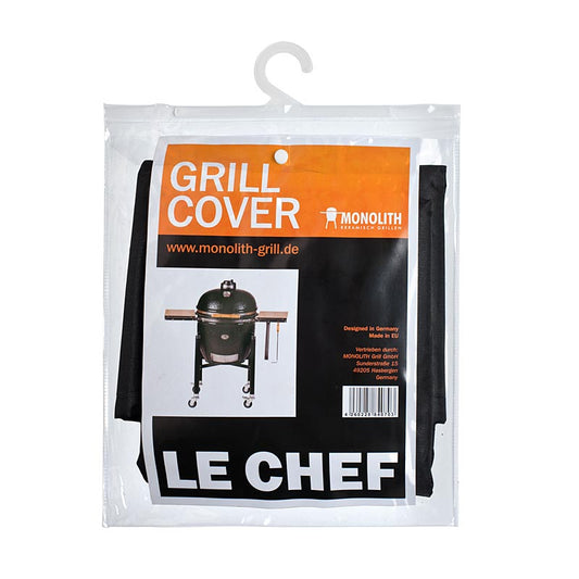Housse de protection parfaitement adaptée au barbecue LE CHEF de Monolith, qualité supérieure pour un rangement protégé