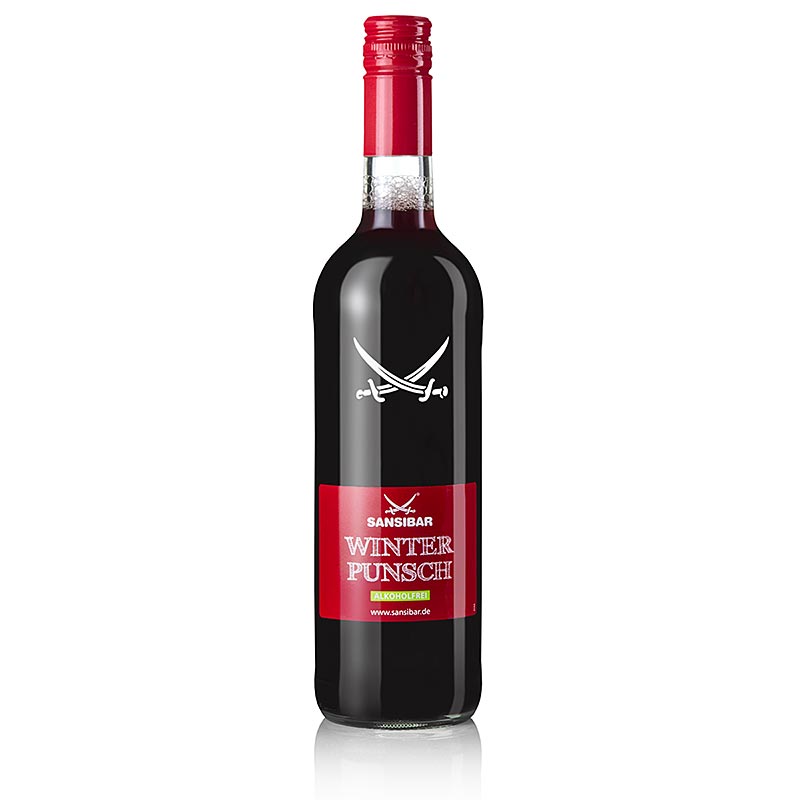Zanzibar Winterpunsch, sans alcool, 745 ml - boisson à base de jus de fruits avec 65% de jus de fruits et des épices pour punch, pour les jours chauds