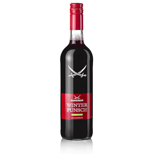 Zanzibar Winterpunsch, sans alcool, 745 ml - boisson à base de jus de fruits avec 65% de jus de fruits et des épices pour punch, pour les jours chauds