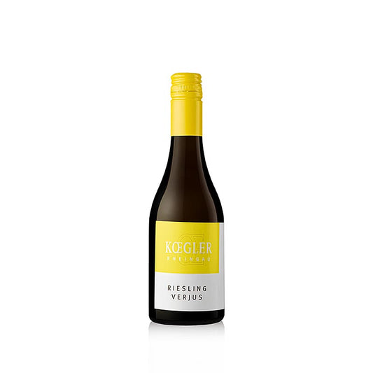 Verjus du Rheingau, Weingut Koegler, 375 ml - Un jus de raisin non mûr, parfait pour l'assaisonnement et la marinade