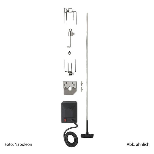 Accessoires de cuisson Napoléon - Tournebroche Heavy Duty en acier inoxydable pour la série T325/410/495
