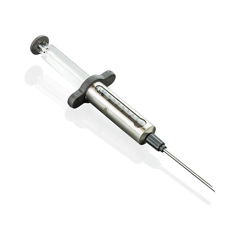 Accessoires de cuisson Napoléon en acier inoxydable de haute qualité - Injecteur de marinade pour injecter de la marinade dans la viande, 1 pièce