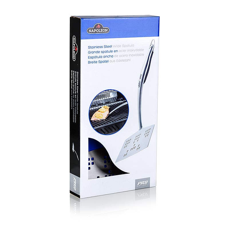 Accessoires de cuisson Napoléon - Retourneur de poisson en acier inoxydable de haute qualité, idéal pour retourner les filets de poisson sur la grille du barbecue