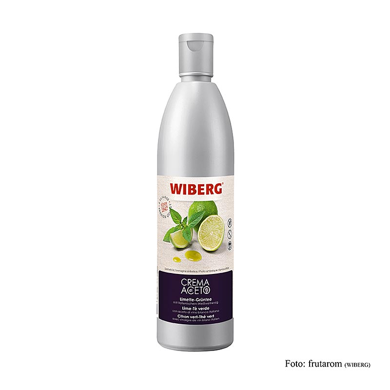 Crema di Aceto citron vert 500 ml - Utilisation pour le poisson, les viandes blanches et les desserts aux fruits et au fromage blanc