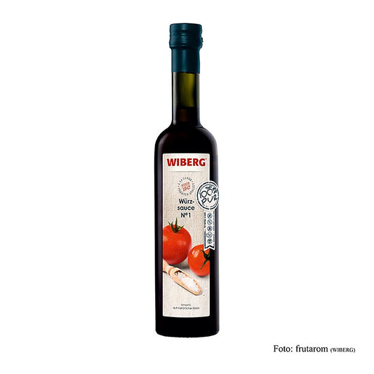 WIBERG Sauce épicée N° 1, Umami, 500 ml - Idéale pour assaisonner, affiner et relever les plats épicés, au goût prononcé d'Umami et à la note de tomate bien mûre