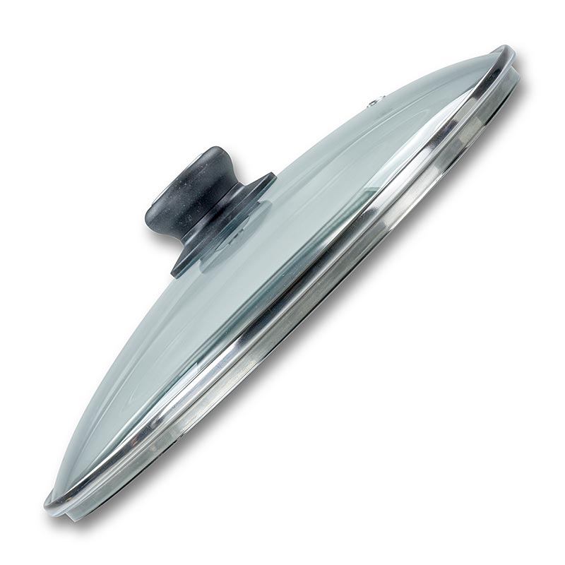 deBUYER Couvercle en verre avec poignée en bakélite, 28 cm, 1 pc
