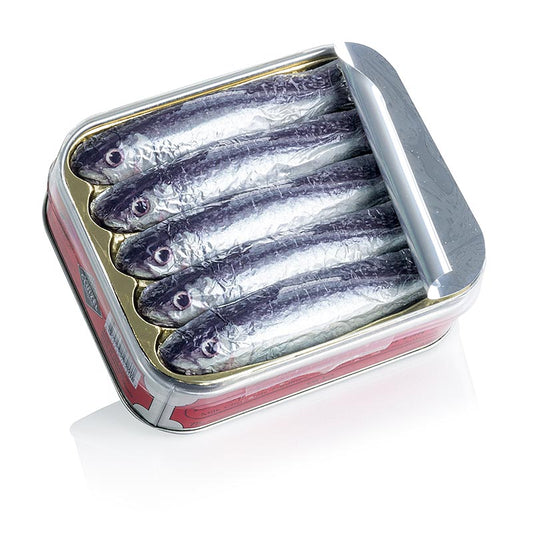 Sardines au chocolat au lait dans une boîte de poisson, 75 g, 5 pièces, Michel Cluizel - un délice avec 39% de cacao et une sensation d'Atlantique