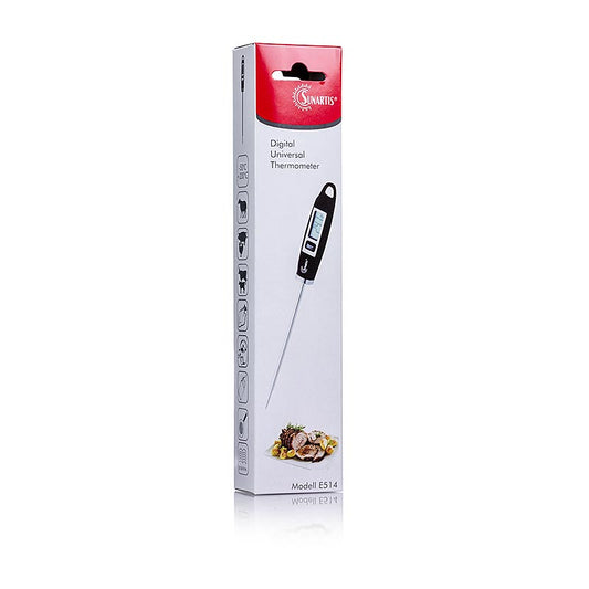 Thermomètre domestique numérique, avec sonde à piquer, E514, -40 °C à +200°C, 1 pc