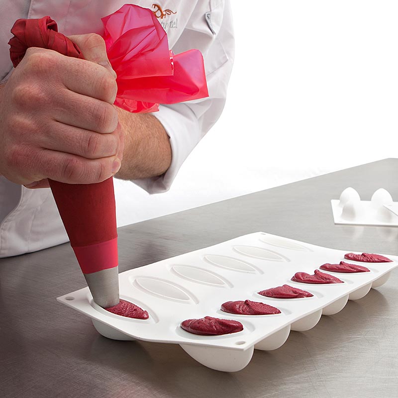 Poche à douille, jetable, 59x28cm, One Way Masterline, Red / HOT, 2,55l, 74 pc