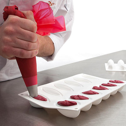 Poche à douille, jetable, 59x28cm, One Way Masterline, Red / HOT, 2,55l, 74 pc