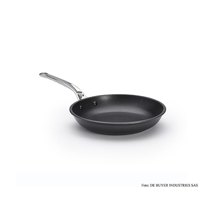 deBUYER Choc Extreme Poêle antiadhésive pour induction, poignée en acier inoxydable, ø 24cm, 1 pce - Poêle antiadhésive de haute qualité avec poignée en acier inoxydable, adaptée aux cuisinières à induction, diamètre 24 cm, 1 pce