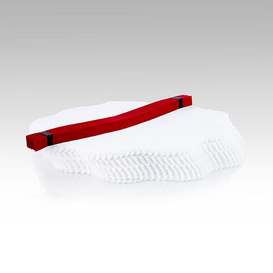 Serviette de service en coton blanc avec une cravate rouge pour presser proprement les moitiés d'agrumes Empêche les pépins de tomber dans les aliments et les éclaboussures de jus d'agrumes