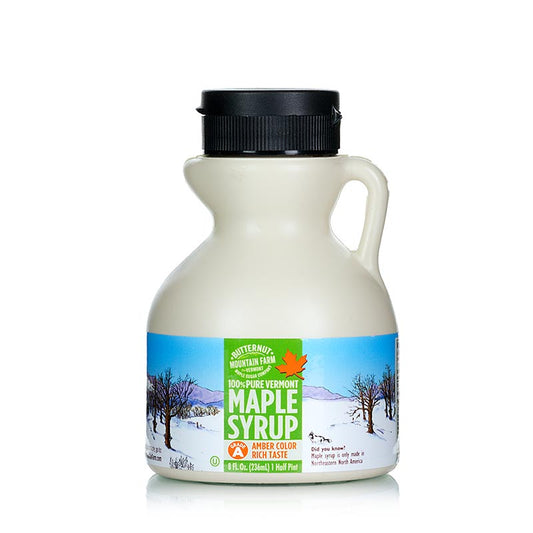 Sirop d'érable - Amber, Vermont, bouteille de 236 ml, sirop d'érable biologique de qualité supérieure