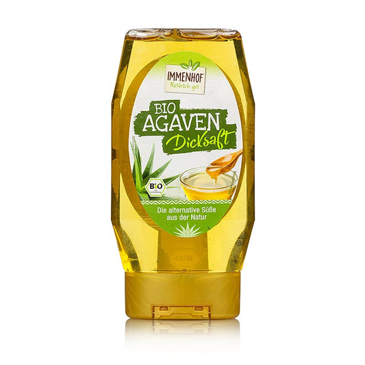 Bio Agavendicksaft Immenhof, 350 g - Sucre naturel issu de l'agriculture biologique, utilisable de multiples façons dans la cuisine