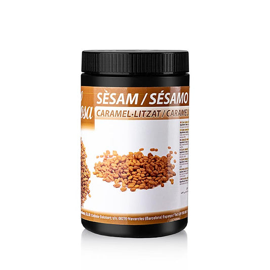 Paquet de sésame caramélisé Sosa , blanc, entier, 600 g, de Sosa Ingredients SL, l'un des principaux fabricants d'ingrédients haut de gamme pour la gastronomie et la pâtisserie en Espagne, axé sur la qualité, la technologie et l'innovation.