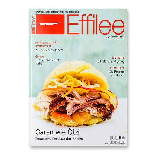Effilee - Magazine de l'alimentation et de la vie, numéro 37, 1 pc - Couverture du magazine de l'alimentation et du style de vie avec des histoires fascinantes, des recettes et des tendances du monde culinaire