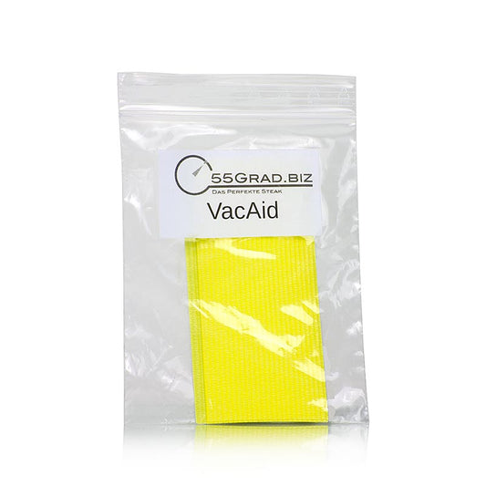 L'aide à la mise sous vide Vac Aid de 55GRAD permet d'aspirer et de souder sans problème avec la plupart des appareils de mise sous vide