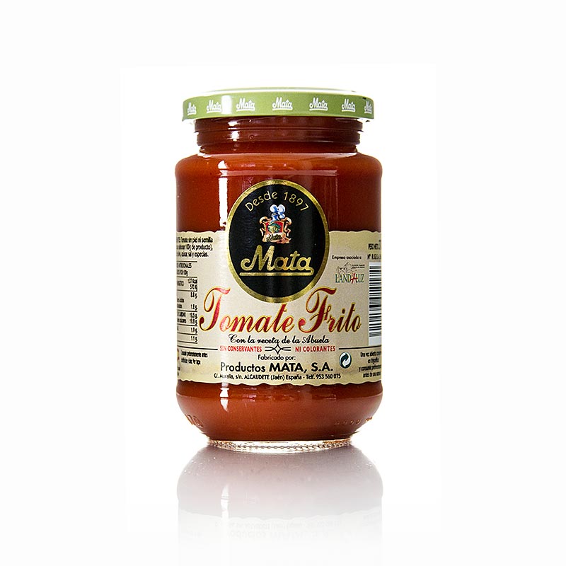 Sauce tomate Frito Salsa Especial, Espagne, 370 g - Sauce de qualité supérieure à base de tomates fraîches, d'huile d'olive et d'épices, idéale pour les gourmands et les amateurs de cuisine espagnole