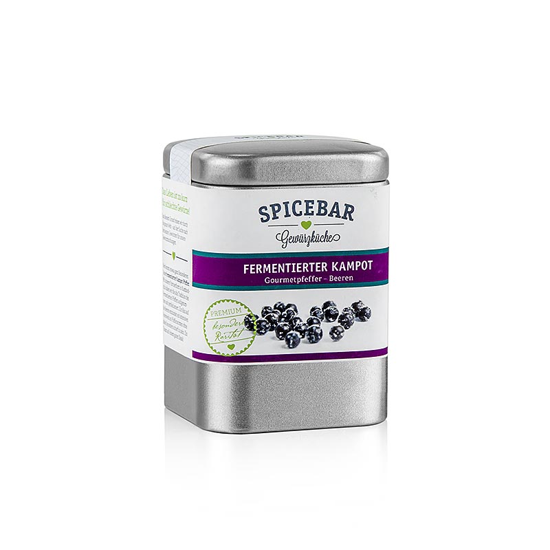 Paquet de baies de poivre de Kampot fermentées de Spicebar, 60 g - délicatesse exclusive du Cambodge, parfaite pour les chefs aventureux