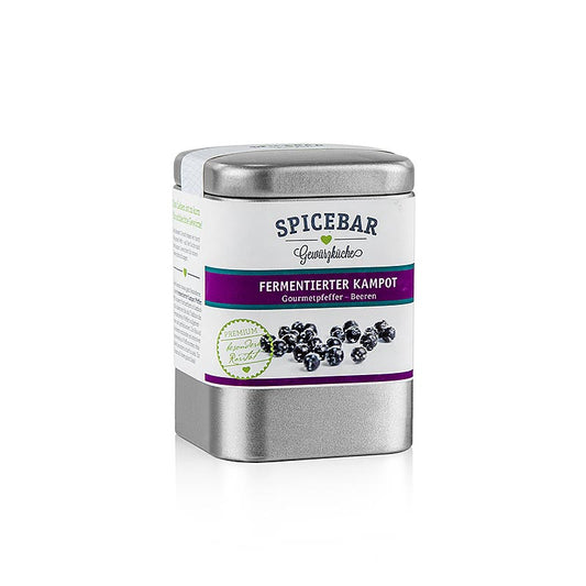 Paquet de baies de poivre de Kampot fermentées de Spicebar, 60 g - délicatesse exclusive du Cambodge, parfaite pour les chefs aventureux