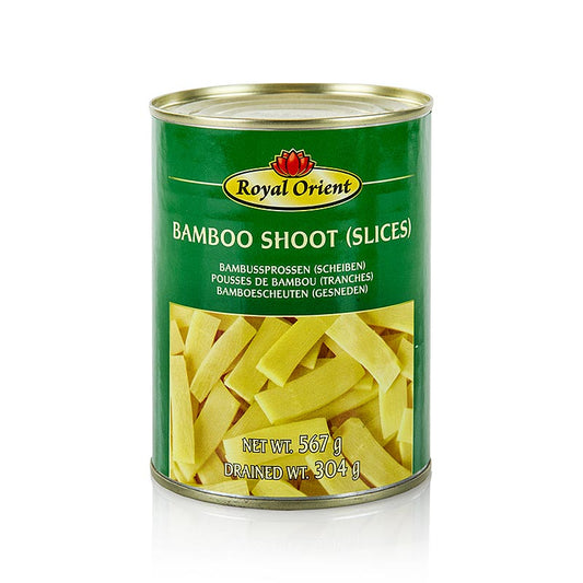 Pousses de bambou en tranches en boîte, 567 g - Pousses de bambou tendres et croquantes en boîte de conserve pratique