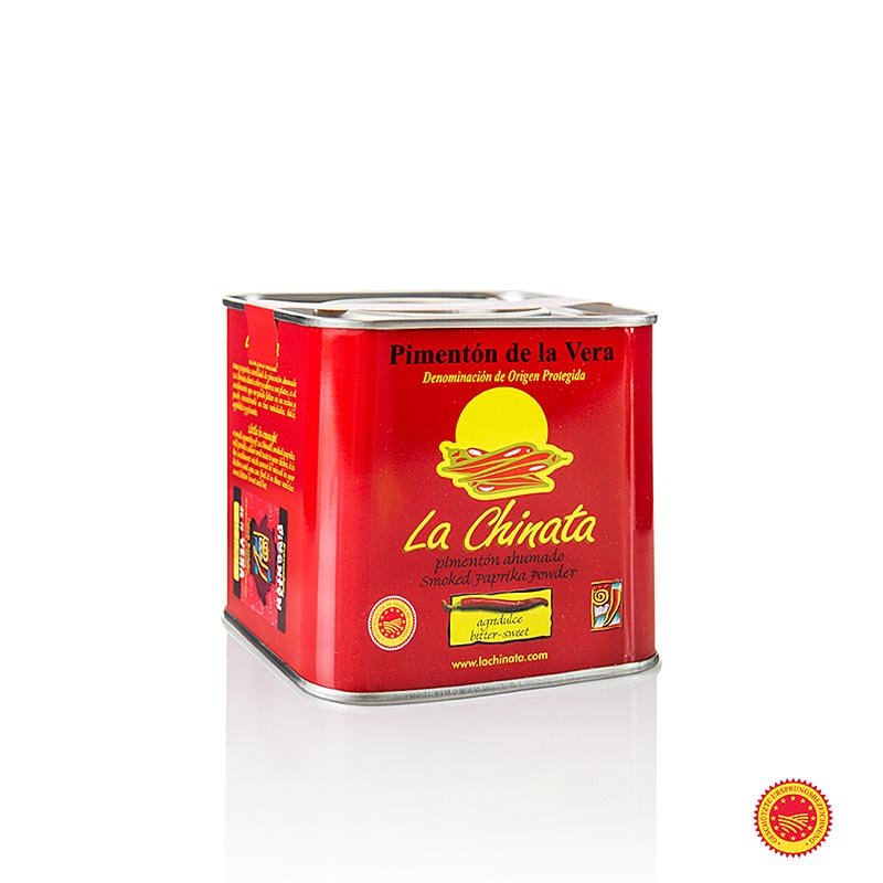 Paprika en poudre - Pimentón de la Vera AOP, fumé, doux-amer, La Chinata, 350 g | Sel, poivre, épices, arômes, légumes secs | thungourmet