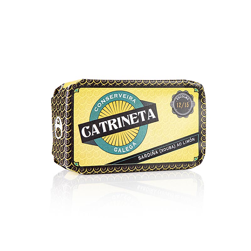 Sardines à l'huile d'olive et au citron, sardinillas tendres avec une note fraîche de citron, parfaites à tremper avec du pain