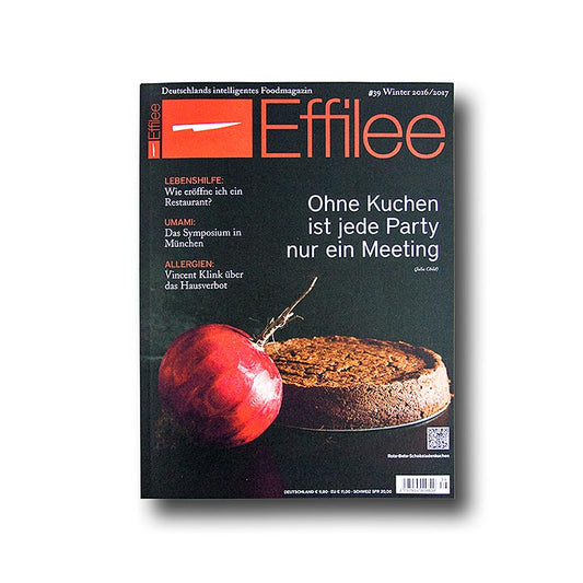 Effilee - Magazine de l'alimentation et de la vie, numéro 39, 1 pc - Couverture du magazine de style de vie culinaire avec des histoires fascinantes, des interviews, des recettes uniques et les dernières tendances culinaires