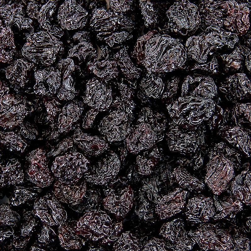Cerises acides séchées et sucrées, 1 kg, produites à partir de fruits bien mûrs au goût aromatique et légèrement acidulé Peut être utilisé pour des créations de sauces salées et sucrées ou des desserts