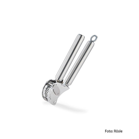 Presse-ail en acier inoxydable de haute qualité, 20 cm de long, facile à nettoyer et résistant au lave-vaisselle Poignée ergonomique pour presser l'ail frais sans effort