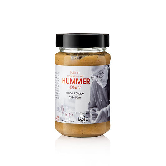 Duo de homards Marco Zingones - soupe/sauce, 225 ml, idéal pour les pâtes, le poisson et les fruits de mer, créé par le gagnant de The Taste 2016