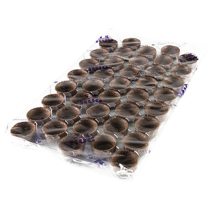 Mini Dessert-Tartelettes - Filigrano, rond, ø 3,8cm, H 1,8cm, pâte brisée au chocolat, 200 pcs