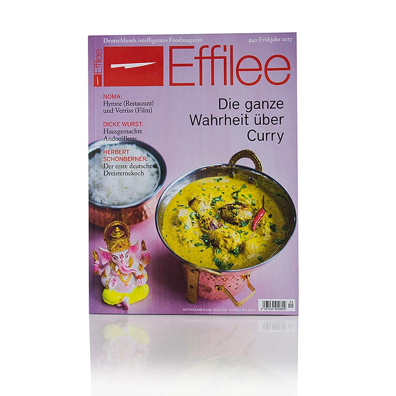 Couverture du 40e numéro d'Effilee - le magazine de l'alimentation et de la vie, rempli d'histoires, d'interviews, de recettes et de conseils pour les cuisiniers amateurs.