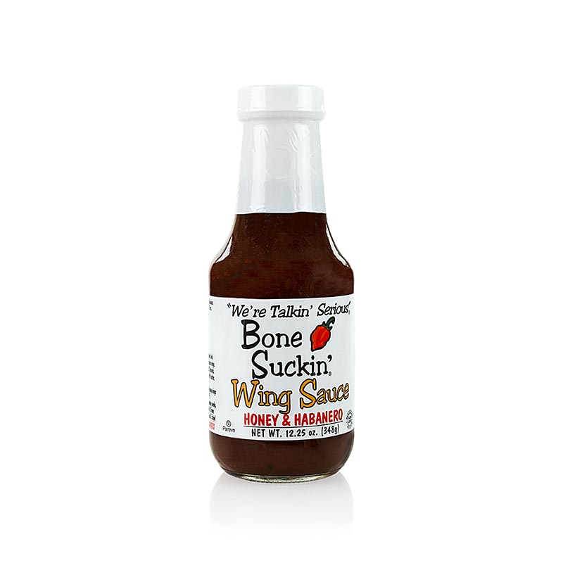Honey-Habanero Bone Suckin' Chicken Wing Sauce de Ford's Food, 290 ml - Sauce délicieuse et polyvalente pour les ailes de poulet, les marinades et les dips