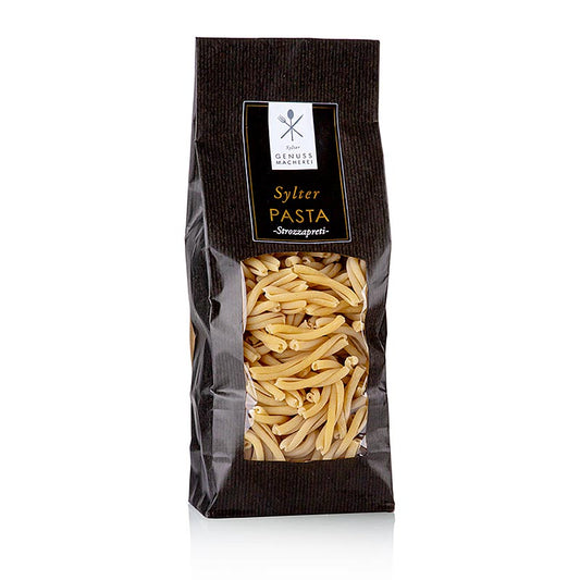 Sylter Pasta - Strozzapreti, 500 g - Pâtes italiennes faites à la main à base de semoule de blé dur