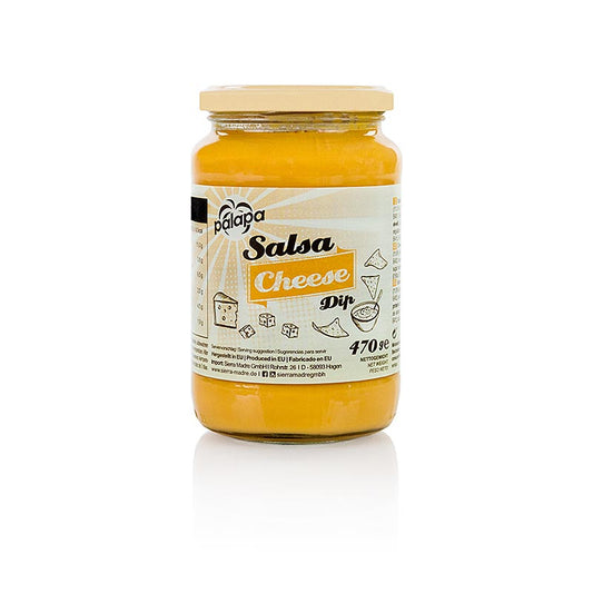 Sauce au fromage, également connue sous le nom de Cheese Salsa ou Palapa, 470 g, idéale pour agrémenter les nachos, les tortillas, les burritos, les plats de viande, de riz, de pâtes et de légumes Parfait pour les frites et les oignons frits