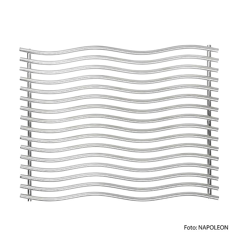 Accessoires pour barbecue Napoleon - Grille de cuisson Wave en acier inoxydable, adaptée au PRO 500/665/825, 1 pièce, grille de cuisson durable et de haute qualité en acier inoxydable