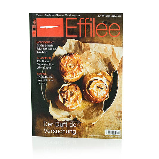 Effilee - Magazine de l'alimentation et de la vie, numéro 43, 1 pc - Magazine haut de gamme pour les gourmets et les amateurs de culture culinaire, rempli d'articles fascinants sur la nourriture, les boissons et la bonne vie.