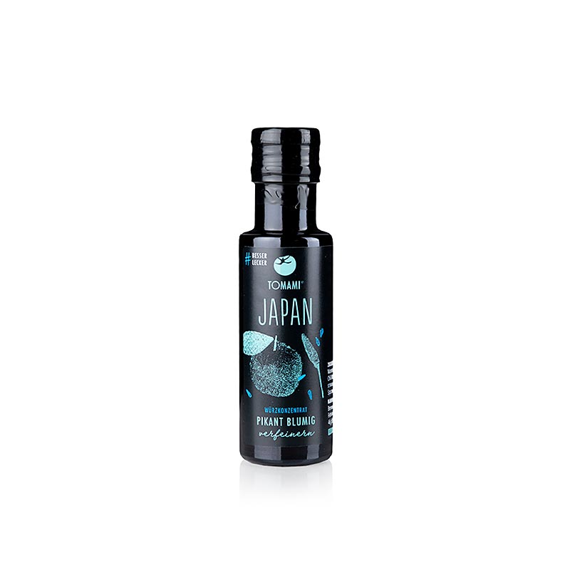 Tomami ® Sauce épicée Umami - Japon d'Ingo Holland, 90 ml - concentré d'épices liquide à base de tomates au goût profond et épicé, affiné avec les meilleures épices de l'ancien office des épices Ingo Holland, fabriqué et mis en bouteille en Allemagne
