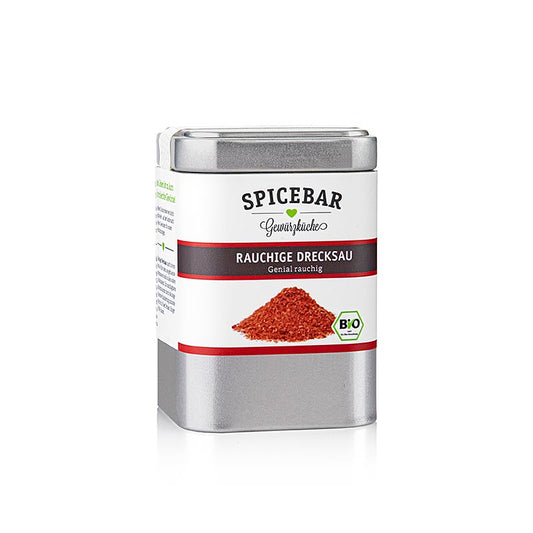 Préparation d'épices pour cochon fumé, BIO, 100 g - pour un arôme de fumée intense sur les grillades