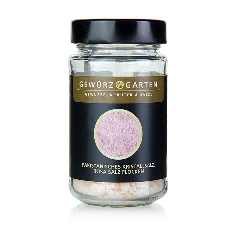 Sel cristallisé pakistanais, flocons de sel rose, paquet de 100g, riche en minéraux naturels, donne une note raffinée Récolté à la main dans l'Himalaya, non raffiné, conserve le goût pur et la valeur nutritive Agrémente les salades, les viandes grillées, le pain fait maison, un must pour les gourmets